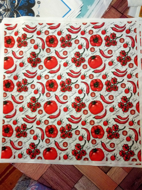 Bavlněná látka - panel 47 x 47cm — foto 1