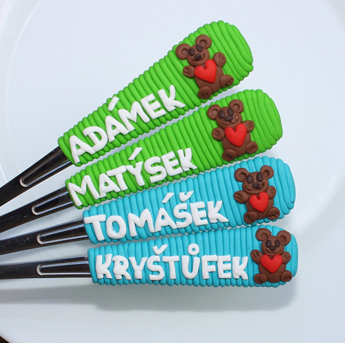 Lžička KLUČIČÍ s medvídkem