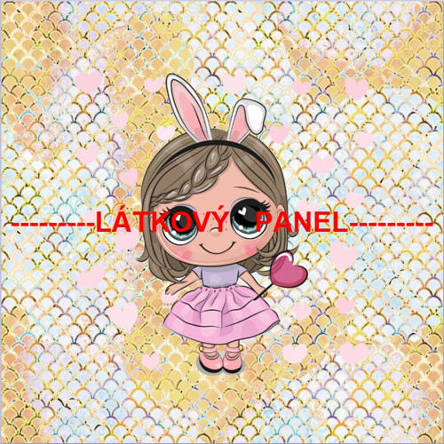 Bavlněný panel 25 x 25cm
