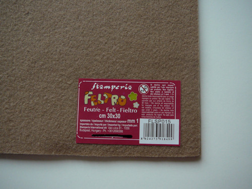 Filc 1 mm, 30x30 cm