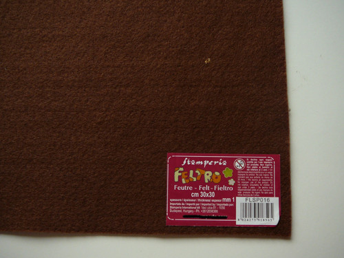 Filc 1 mm, 30x30 cm