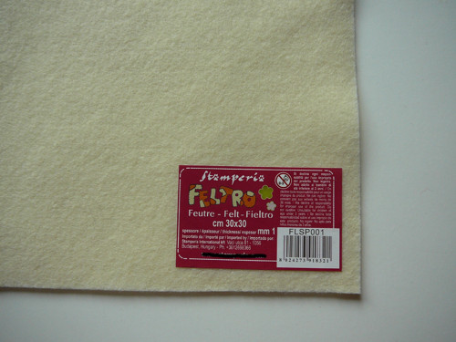 Filc 1 mm, 30x30 cm