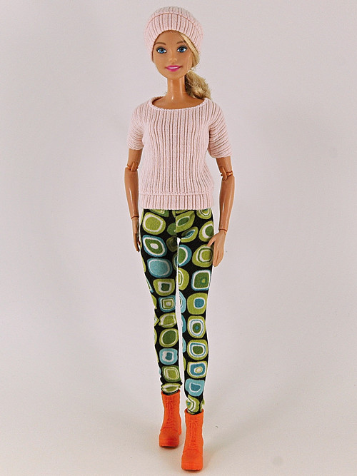 Barbie - Legíny se čtverečky — foto 1