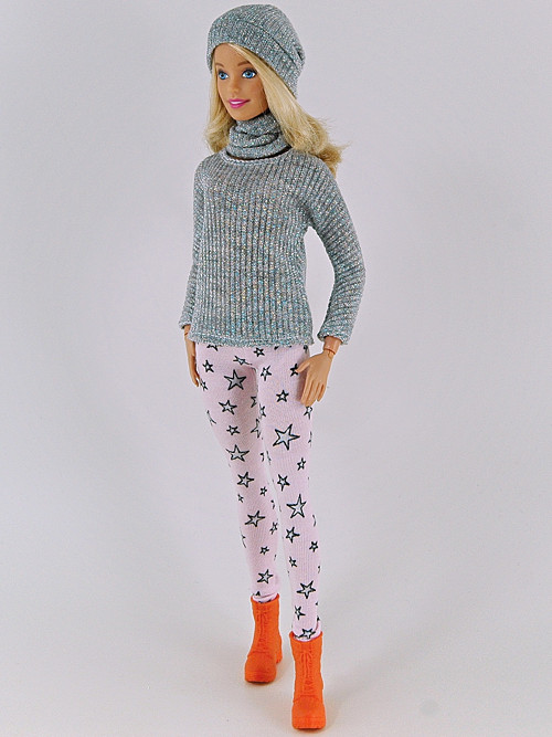 Barbie - Legíny hvězdičkové — foto 1