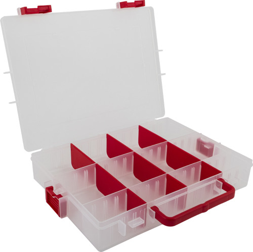 IDEAL BOX XL - transparentní/červená — foto 1
