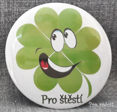 Butony Čtyřlístek pro štěstí