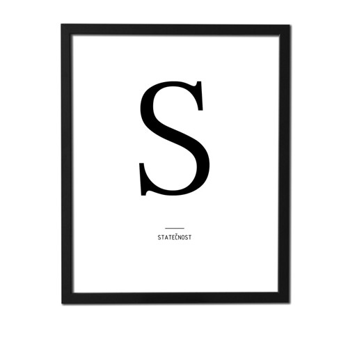 Plakát písmeno – S (statečnost)
