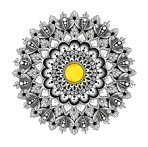 Teplo, mandala, originál — foto 1