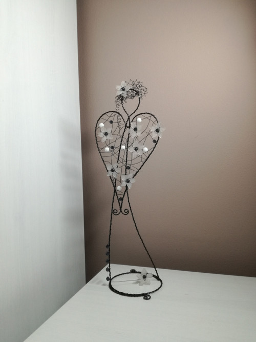 Anděl drátovaný 34cm — foto 1