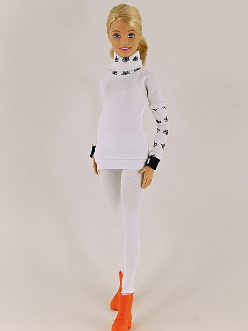 Barbie - Legíny bílé — foto 1