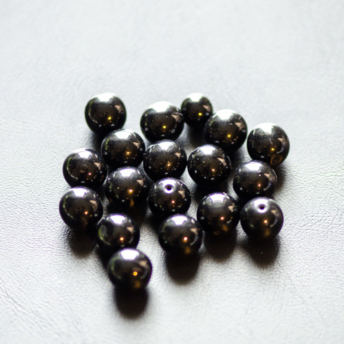 Skleněné korálky žíhané kuličky 10mm 20ks