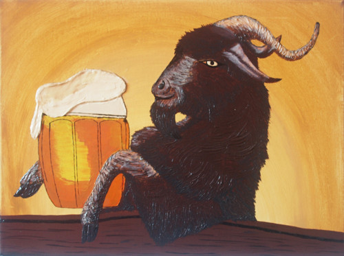 Kozel s pěnou — foto 1