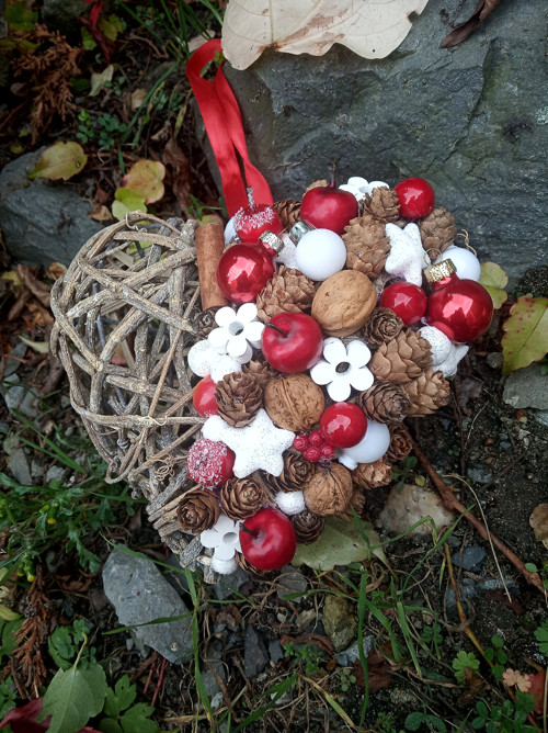 Vánoční srdíčko 20cm.Sleva z 265 kč — foto 1