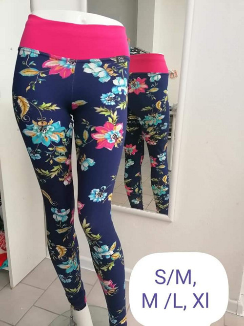 Leginy květy na modré M/L — foto 1