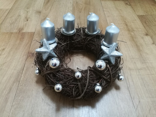 Adventní svícen - barva na přání