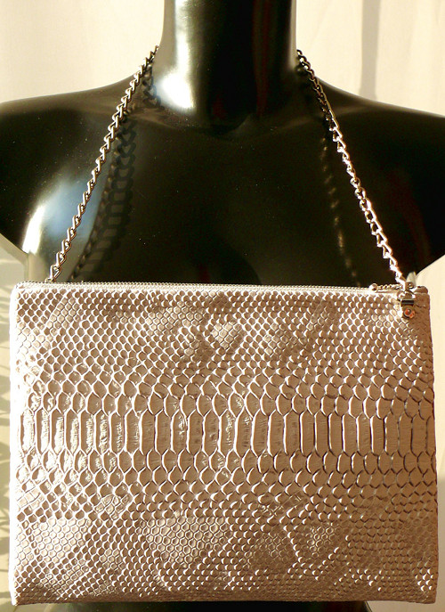 PochetteSnakeWhite