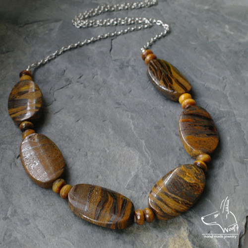Tygří oko s bronzitem — foto 1