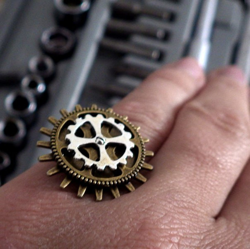 Kolekce steampunk - prsten II.