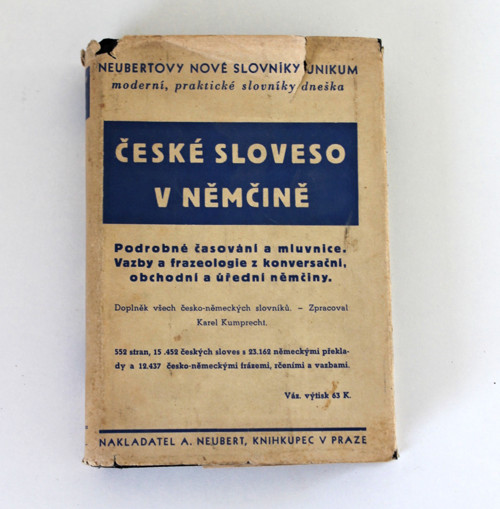 České sloveso v Němčině 1941
