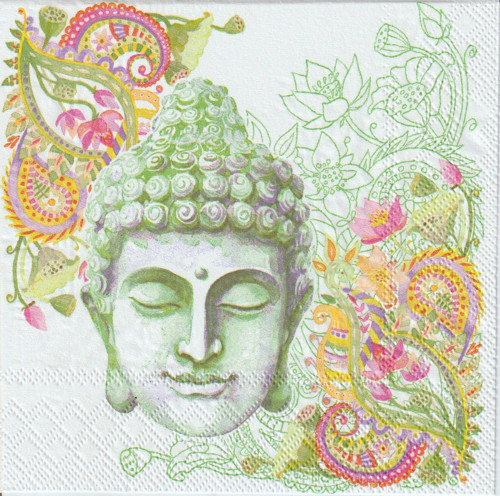 Ubrousek - budha v zeleném