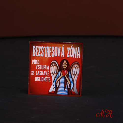 Bezstresová zóna. - magnetka - anděl se srdcem