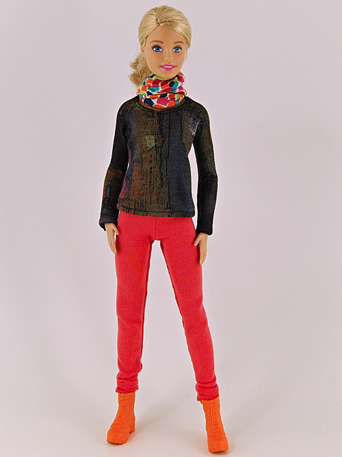 Barbie - Komplet oranžový — foto 1