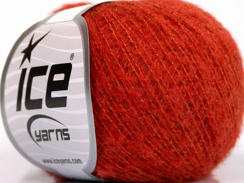 Dusty Wool Dark Orange 30g Ice Yarns