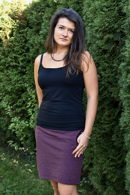 Dámská sukně vínová — foto 1