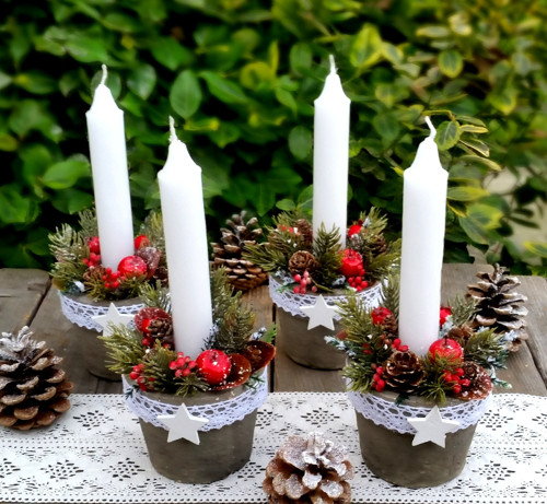 Advent v přírodním stylu - sada — foto 1