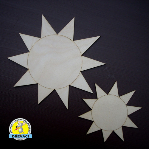 Vybarvi si SLUNÍČKO - větší 15 cm dekorace KV0279