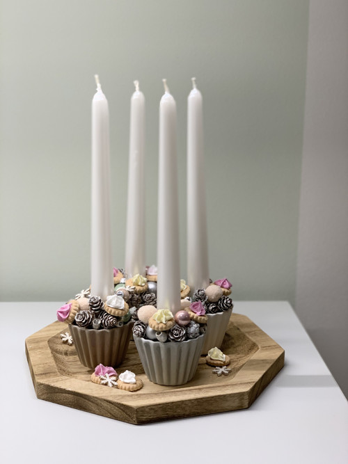 Adventní dekorace CupCakes — foto 1