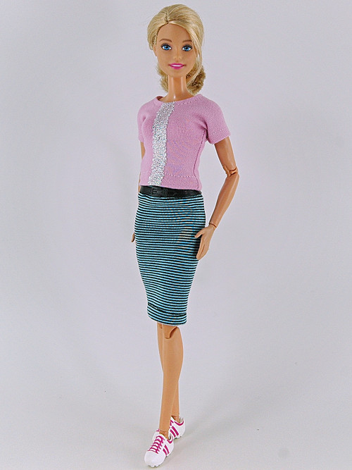Barbie - Tričko s pruhem — foto 1