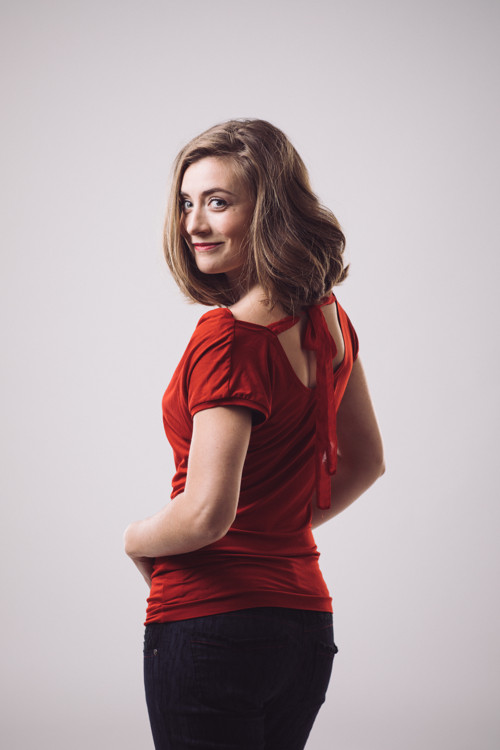 MELISSA triko krátký rukáv červená rubínová