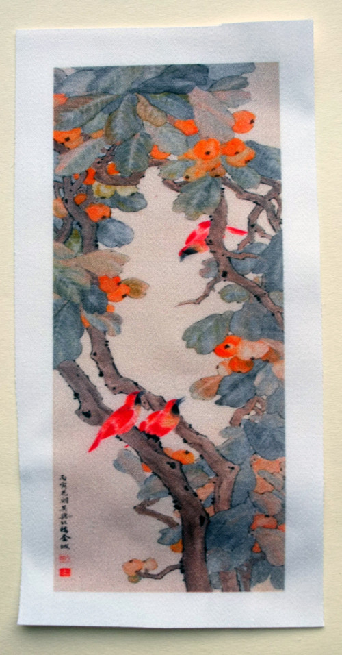 Látkový panel Ptáček 3 15 cm x 6,5 cm — foto 1