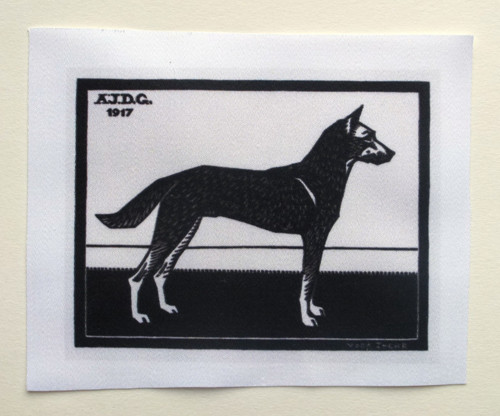 Látkový panel Pejsek 8 cm x 10 cm