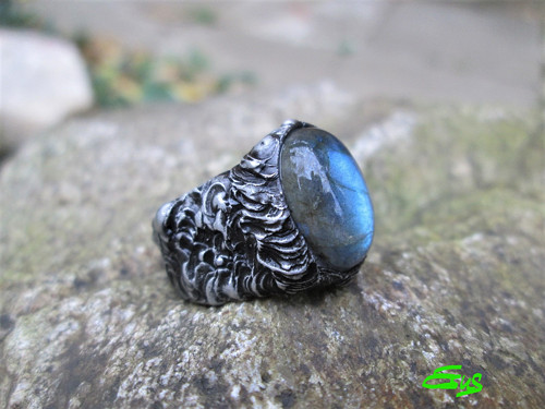Prsten ,, Mystery " s labradoritem — foto 1