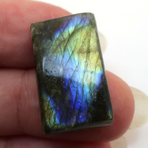 Kabošon labradorit obdelník 24mm — foto 1