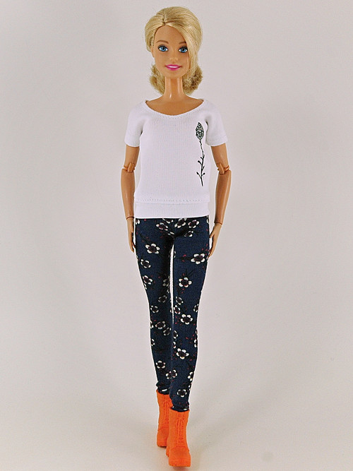 Barbie - Legíny modré — foto 1