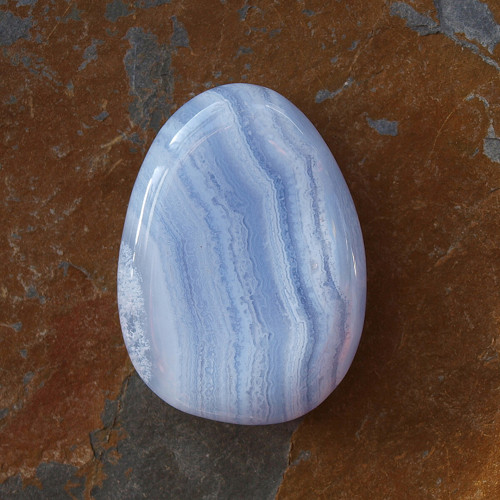 Chalcedon krajkový AAA, placka — foto 1