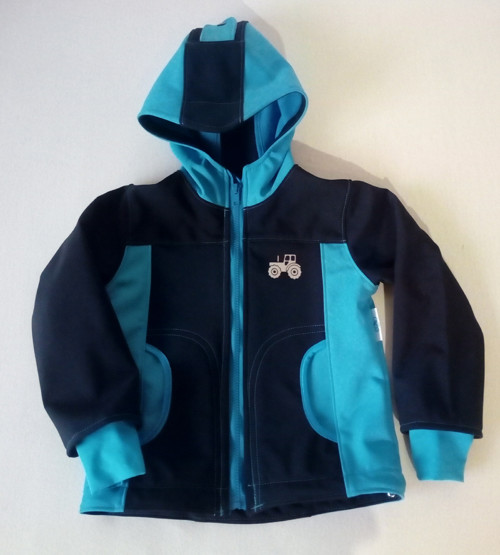 Zimní, softshell. bunda - velikost 104 — foto 1
