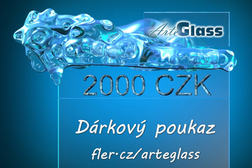 Dárkový nákupní poukaz 2000 Kč - ArteGlass — foto 1