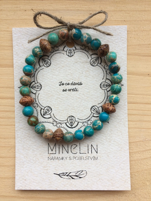 Náramek regalit, bodhi — foto 1