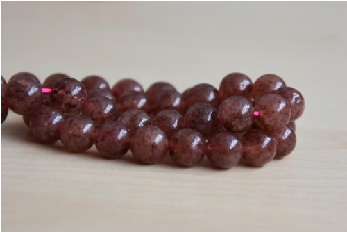 Jahodový kremeň Madagaskar 8mm