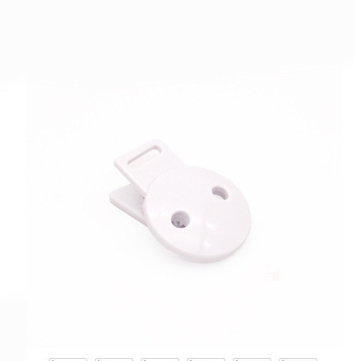 Klip na dudlík/kočárek 50mm (1ks) - off white
