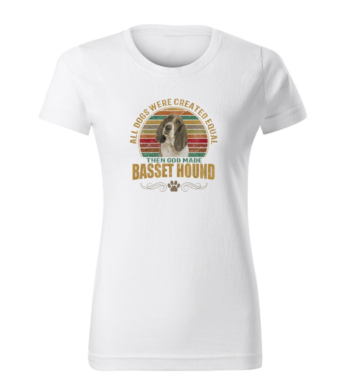 Tričko Retro Basset Hound — foto 1