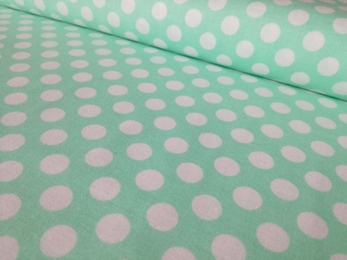 Bavlnená látka Ta Dot - Seafoam