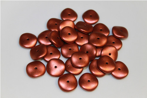 Vlnité kolečko - 12mm - Lava Red - 10ks - 29kč