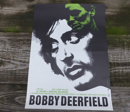 Bobby Deerfield, filmový plakát, návrh Jaroš