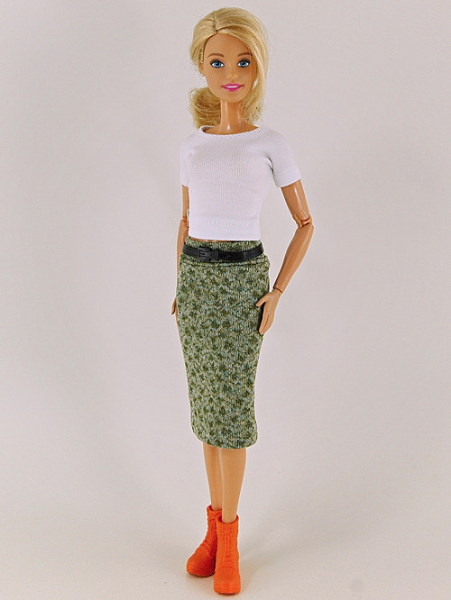 Barbie - Sukně zelená — foto 1