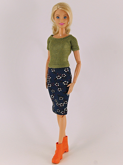 Barbie - Sukně modrá — foto 1